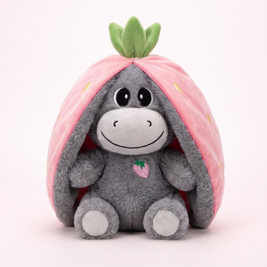 Peluche de burro que respira